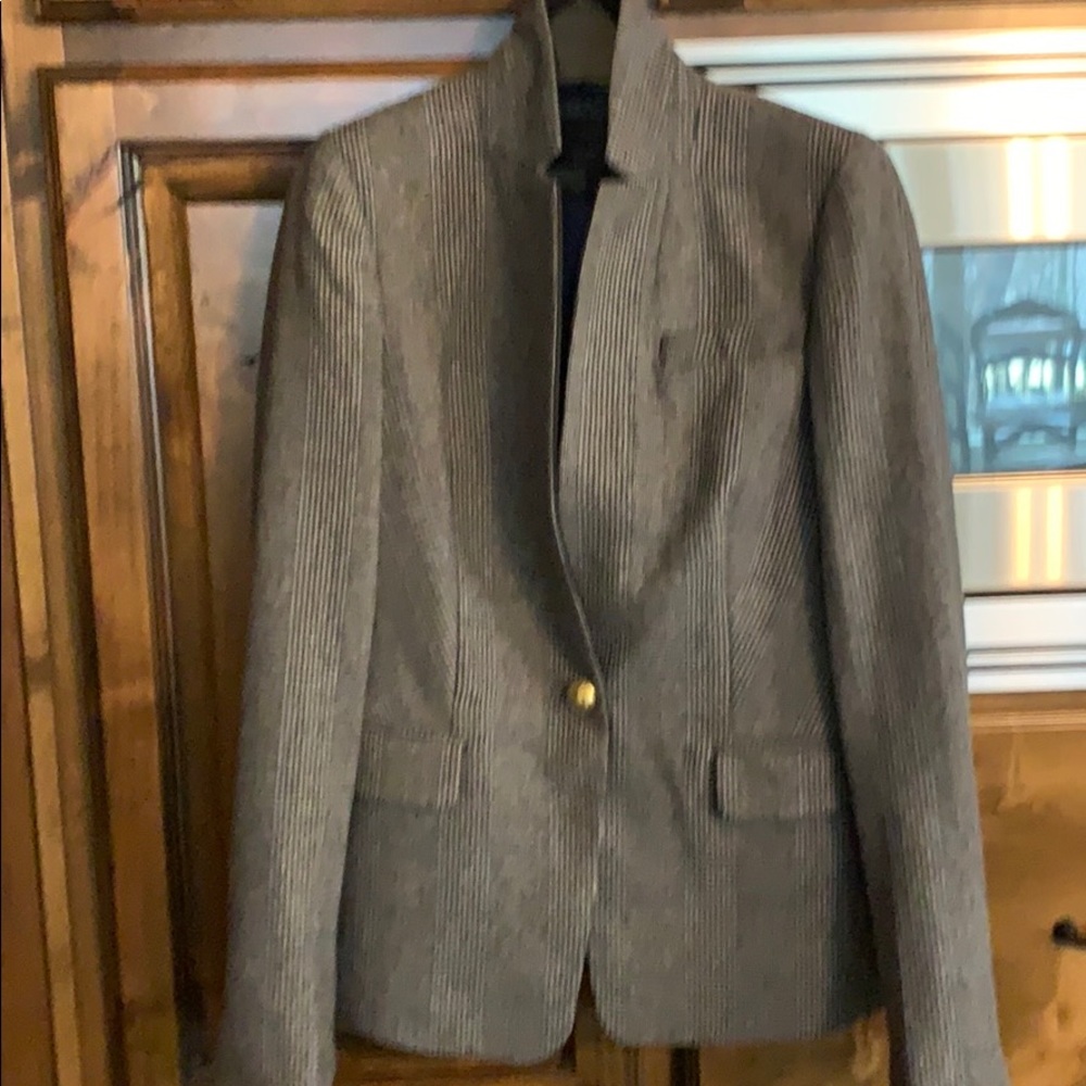 JCrew wool plaid Regent blazer